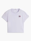 Camiseta Relaxed em Jersey com Logo Heritage