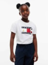 Camiseta Relaxed Peanuts® com Estampa de Bandeira