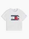 Camiseta Relaxed Peanuts® com Estampa de Bandeira