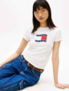 Camiseta Slim Bandeira Ondulada