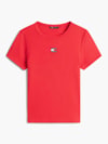 Camiseta Slim Canelada Tommy Badge