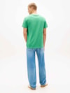 Camiseta Slim com Gola Redonda e Logo Linear