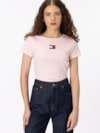 Camiseta Slim com Logo Tommy Jeans