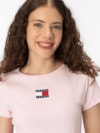 Camiseta Slim com Logo Tommy Jeans