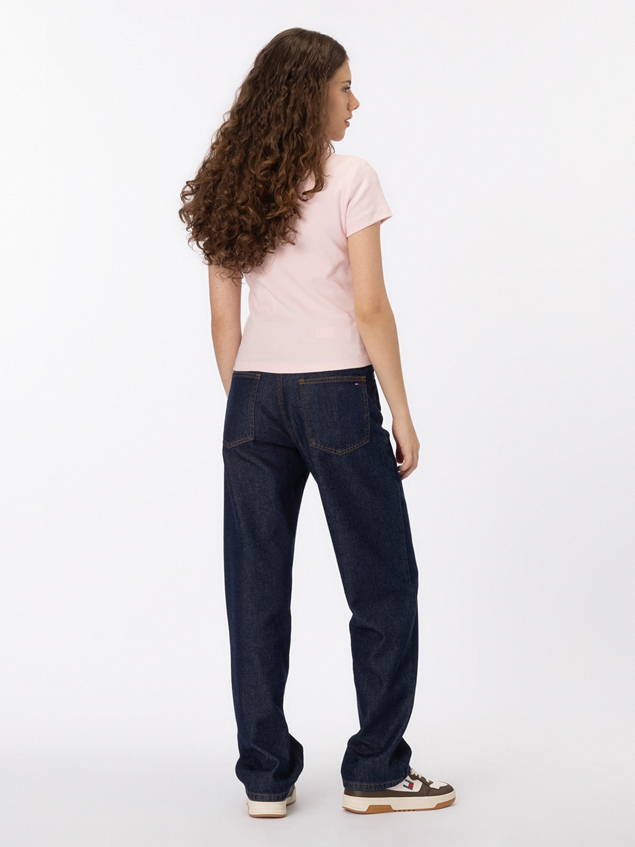 Camiseta Slim com Logo Tommy Jeans