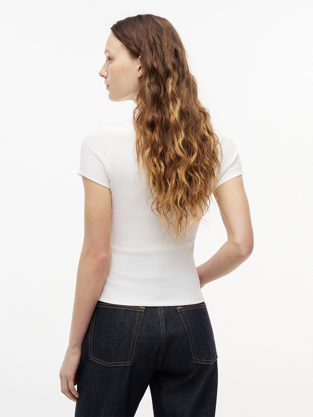Camiseta Slim com Logo Tommy Jeans