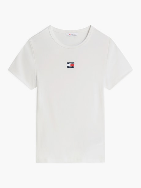 Camiseta Slim com Logo Tommy Jeans