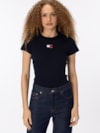 Camiseta Slim com Logo Tommy Jeans