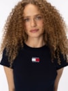 Camiseta Slim com Logo Tommy Jeans
