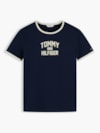 Camiseta Slim com Logo Varsity Flocado