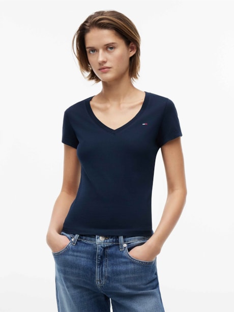 Camiseta Slim Gola V