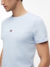 Camiseta Slim Jersey com Bordado de Logotipo