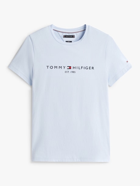Camiseta Slim Jersey com Bordado de Logotipo