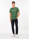 Camiseta Slim Jersey com Bordado de Logotipo