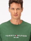 Camiseta Slim Jersey com Bordado de Logotipo