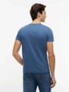 Camiseta Slim Jersey com Bordado de Logotipo