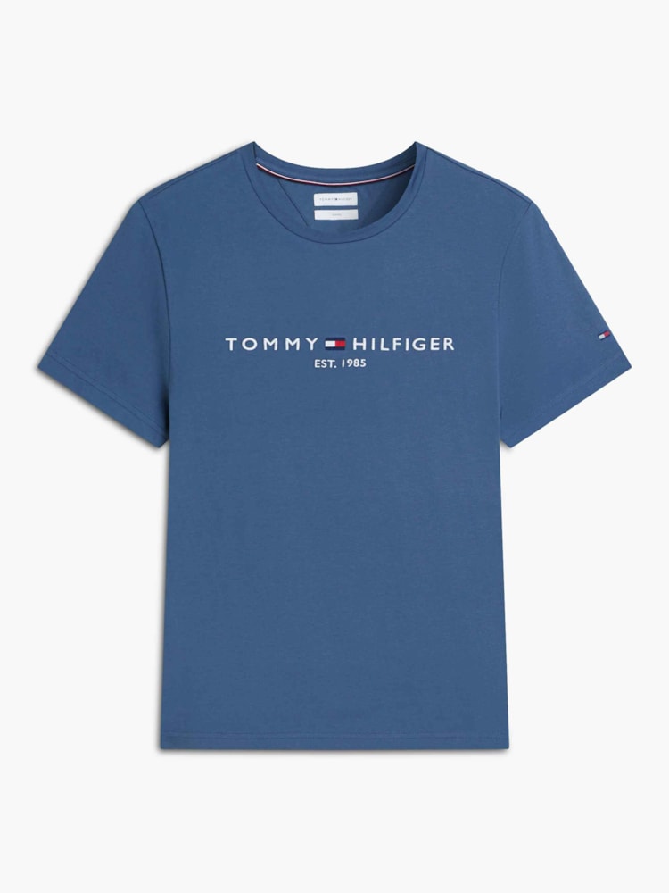 Camiseta Slim Jersey com Bordado de Logotipo