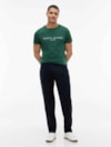 Camiseta Slim Jersey com Bordado de Logotipo