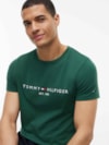 Camiseta Slim Jersey com Bordado de Logotipo