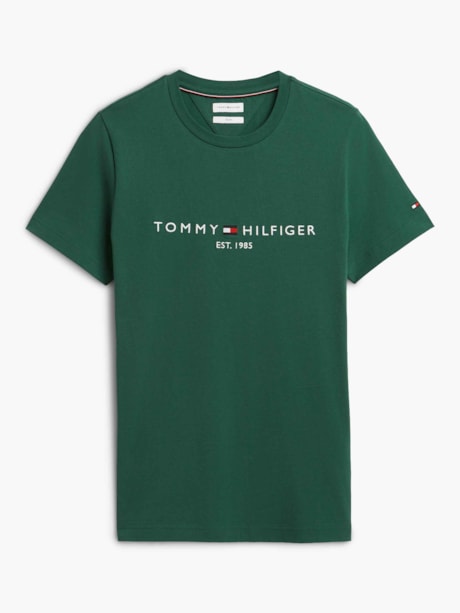 Camiseta Slim Jersey com Bordado de Logotipo