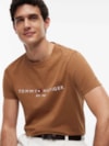 Camiseta Slim Jersey com Bordado de Logotipo