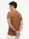 Camiseta Slim Jersey com Bordado de Logotipo