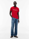 Camiseta Slim Jersey com Bordado de Logotipo