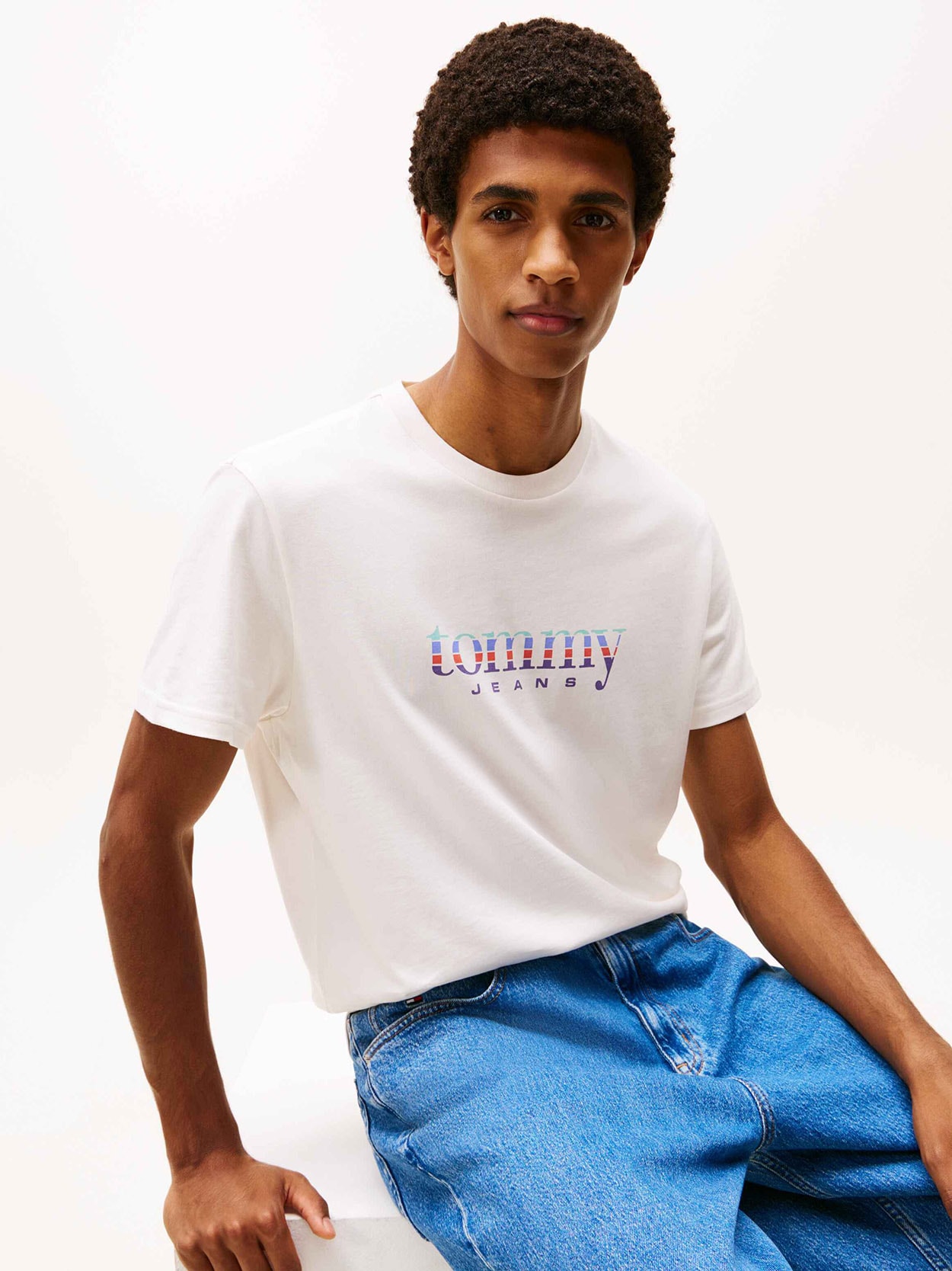 Camiseta Slim Jersey com Logo
