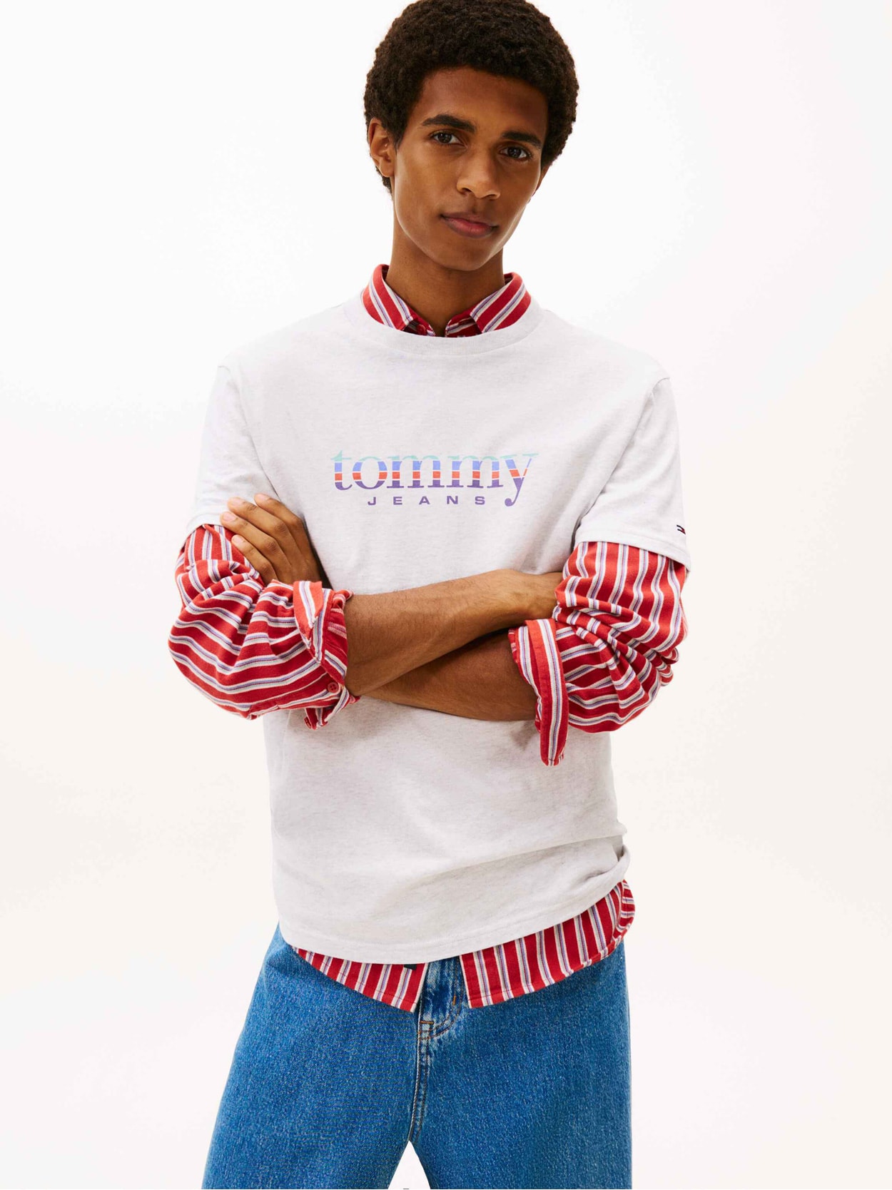Camiseta Slim Jersey com Logo