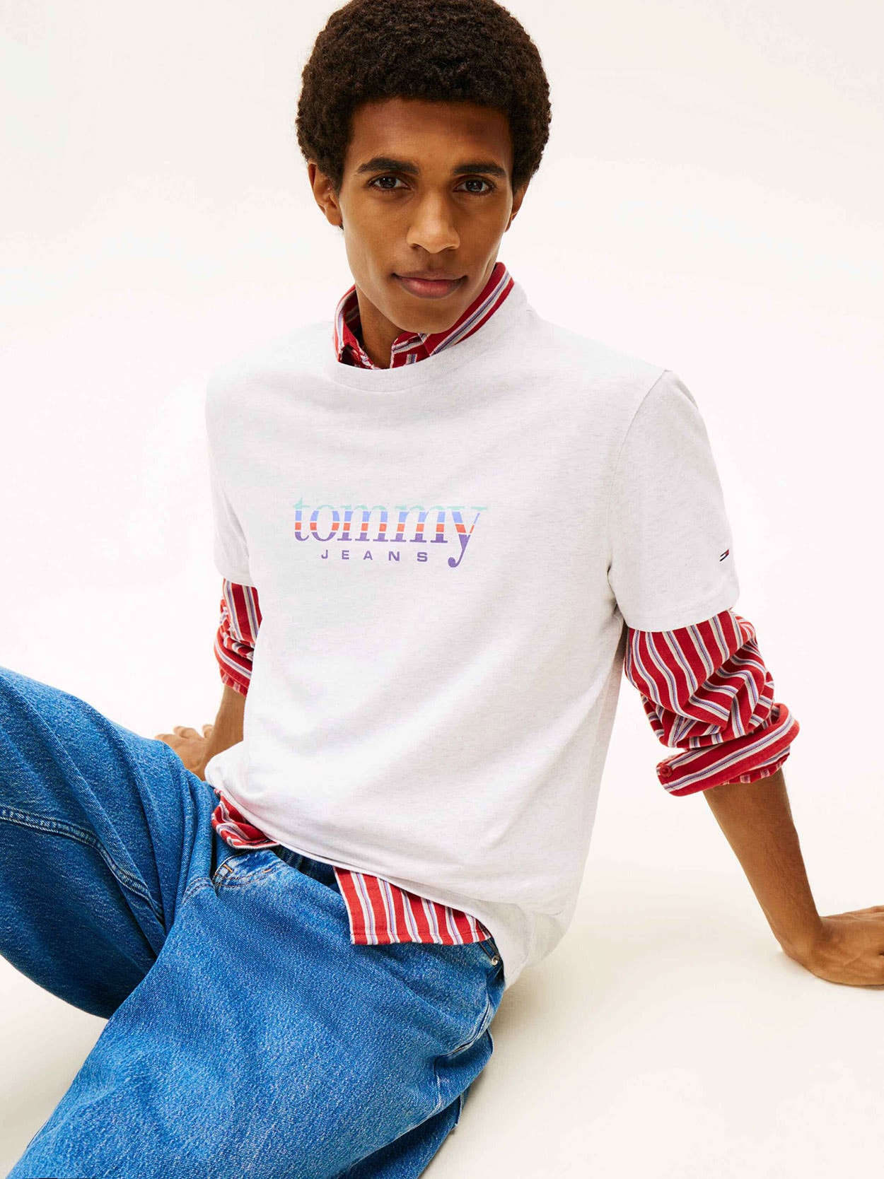 Camiseta Slim Jersey com Logo