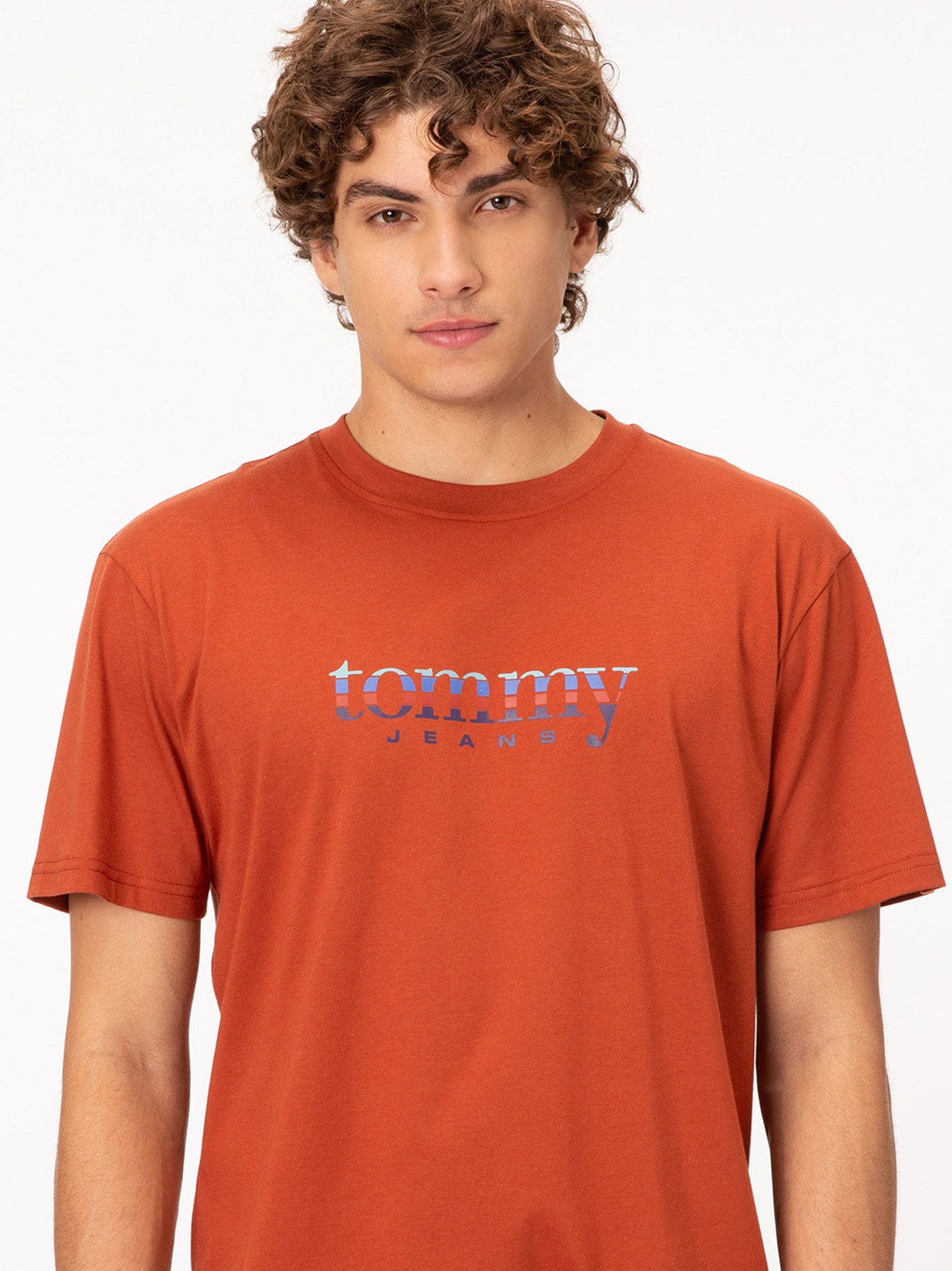 Camiseta Slim Jersey com Logo