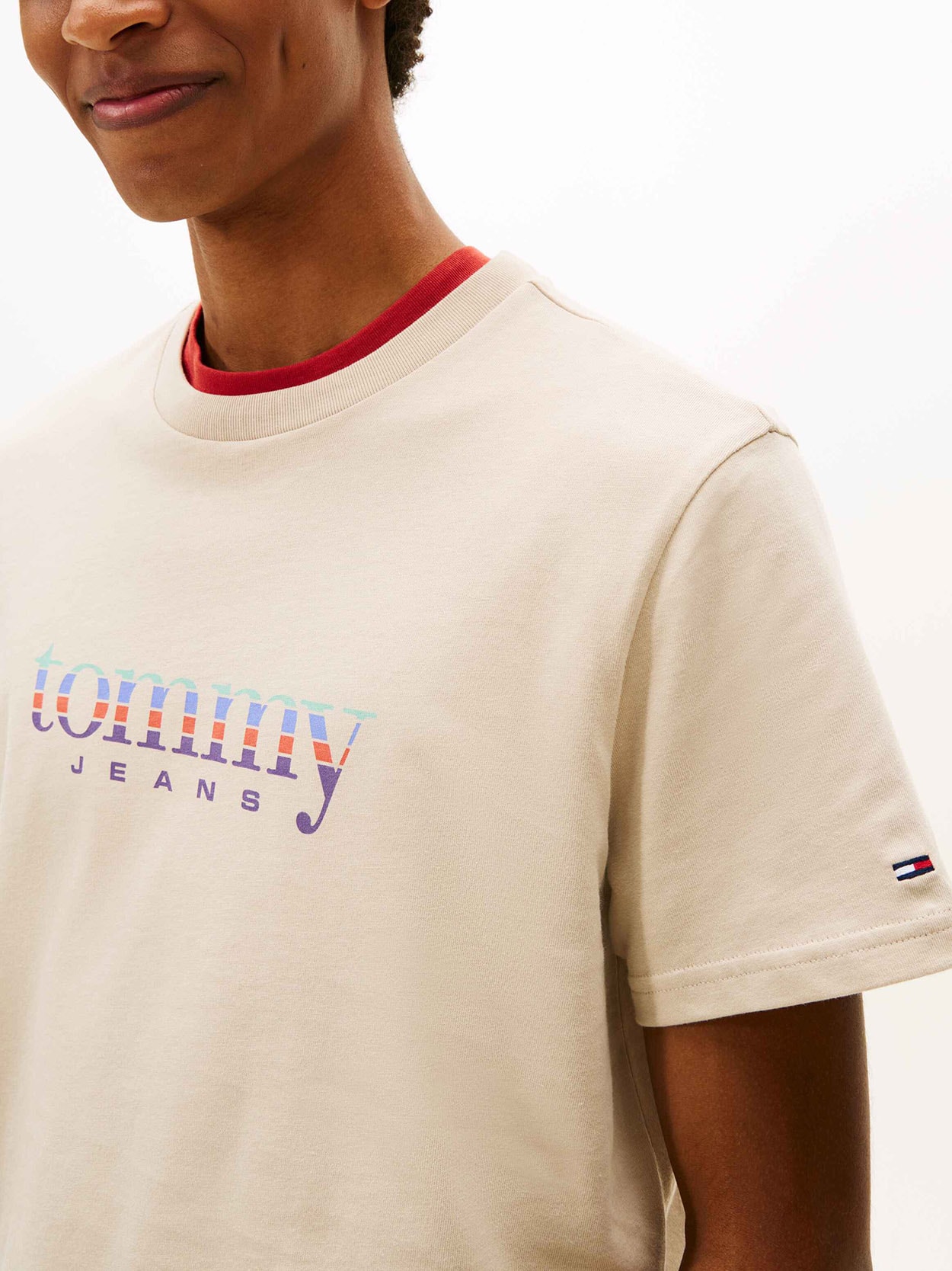 Camiseta Slim Jersey com Logo