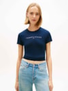 Camiseta Slim Logo Linear