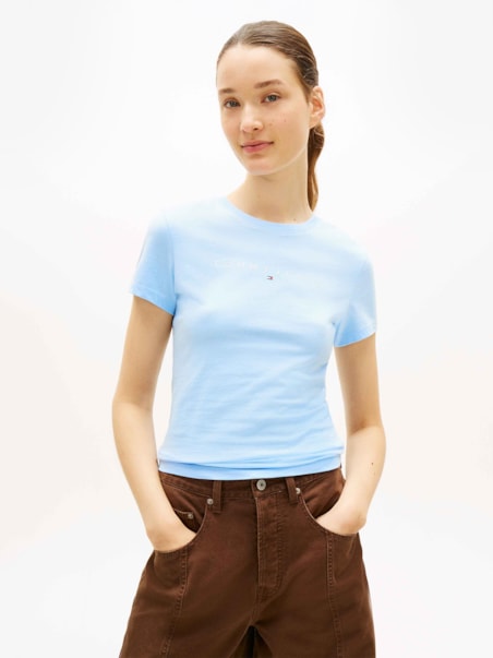 Camiseta Slim Logo Linear