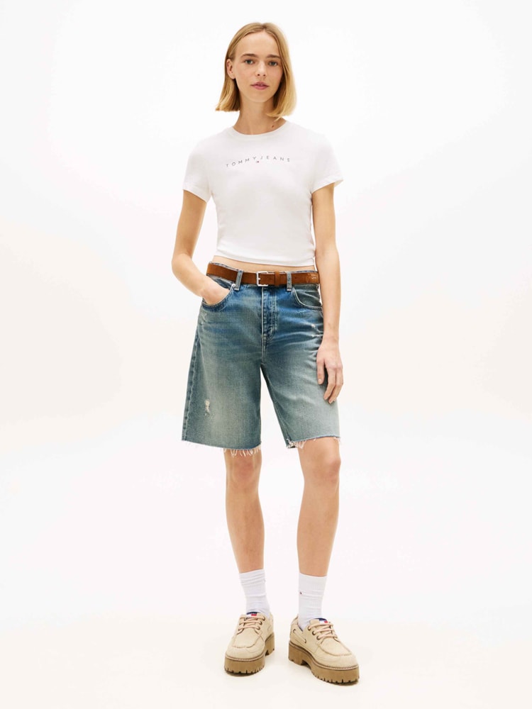 Camiseta Slim Logo Linear