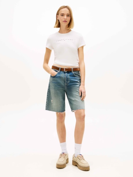 Camiseta Slim Logo Linear
