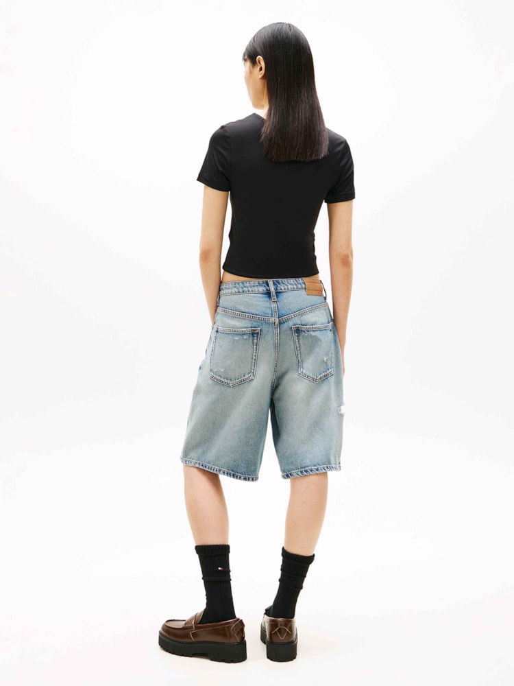 Camiseta Slim Manga Curta Prateado