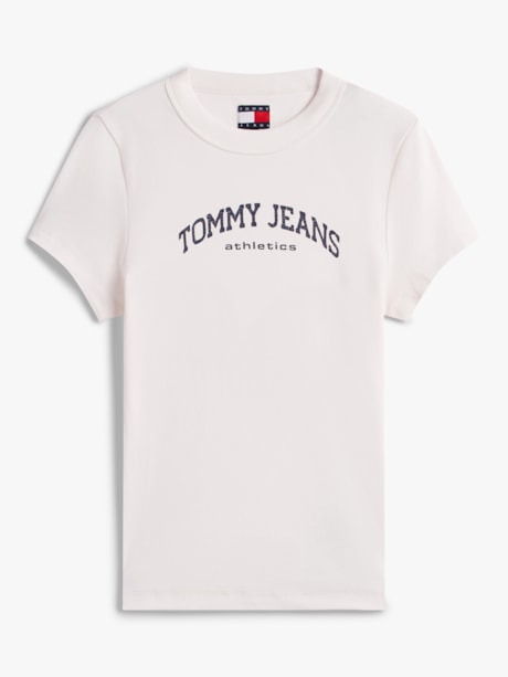 Camiseta Slim Varsity Manga Curta