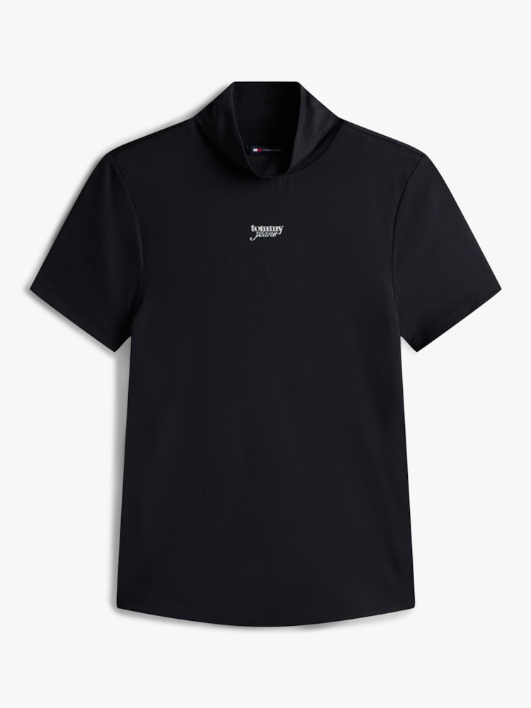 Camiseta Super slim com aplicação metalizada