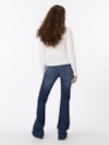 Camiseta Tommy Badge Slim de Manga Longa