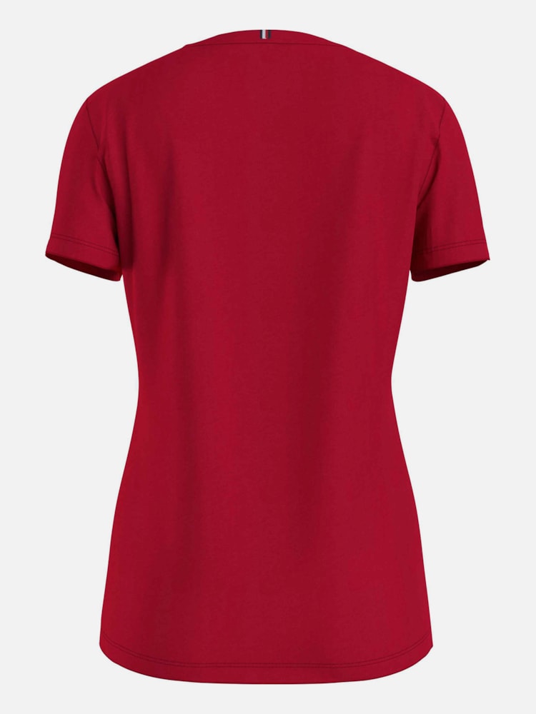 Camiseta Tommy Hilfiger Clássica Gola C