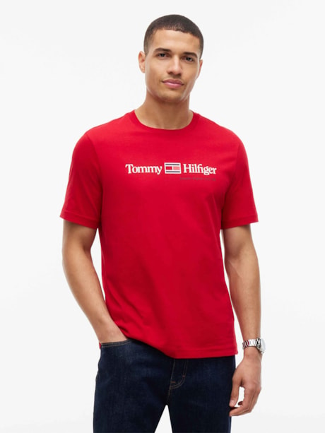 Camiseta Tommy Hilfiger com Gola C