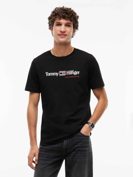 Camiseta Tommy Hilfiger com Gola C