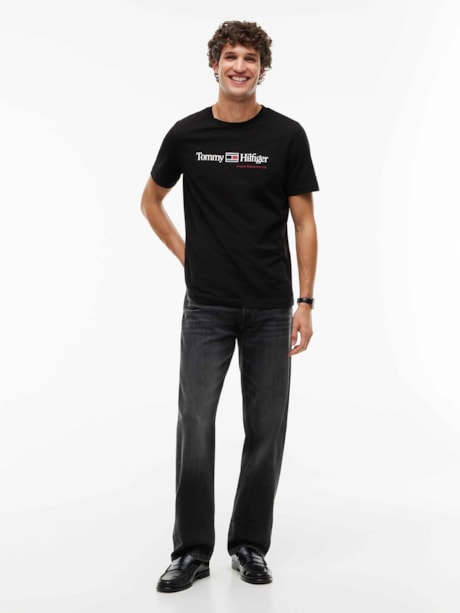 Camiseta Tommy Hilfiger com Gola C