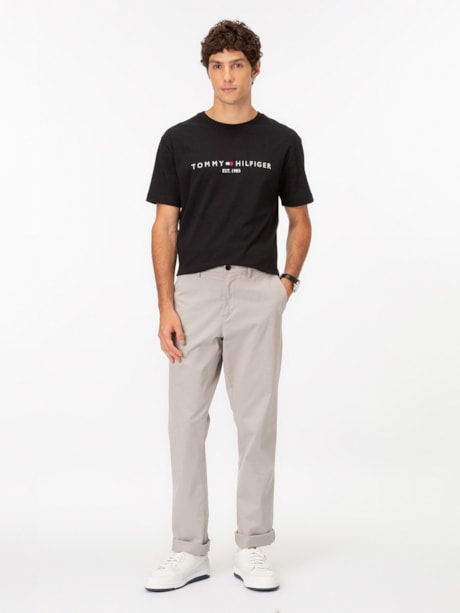 Camiseta Tommy Hilfiger com Logo