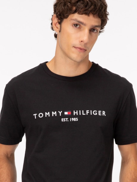 Camiseta Tommy Hilfiger com Logo