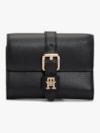 Carteira Trifold Pebble Grain com Fivela