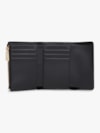 Carteira Trifold Pebble Grain com Fivela