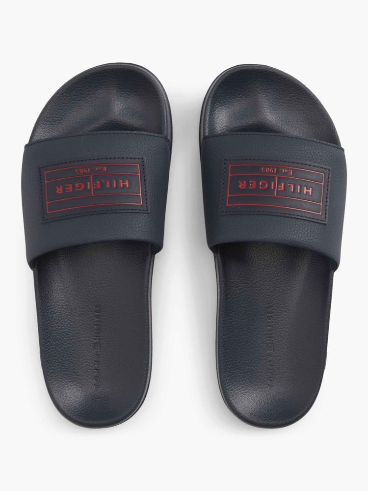 Chinelo Slide com Palmilha Anatômica e Patch de Logo