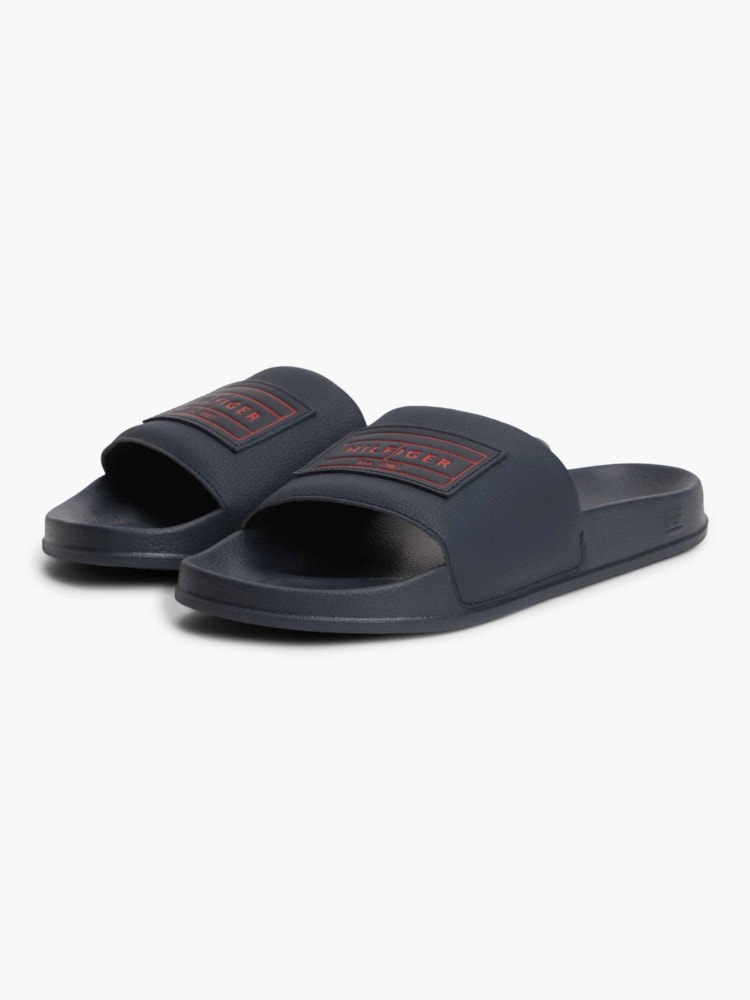 Chinelo Slide com Palmilha Anatômica e Patch de Logo